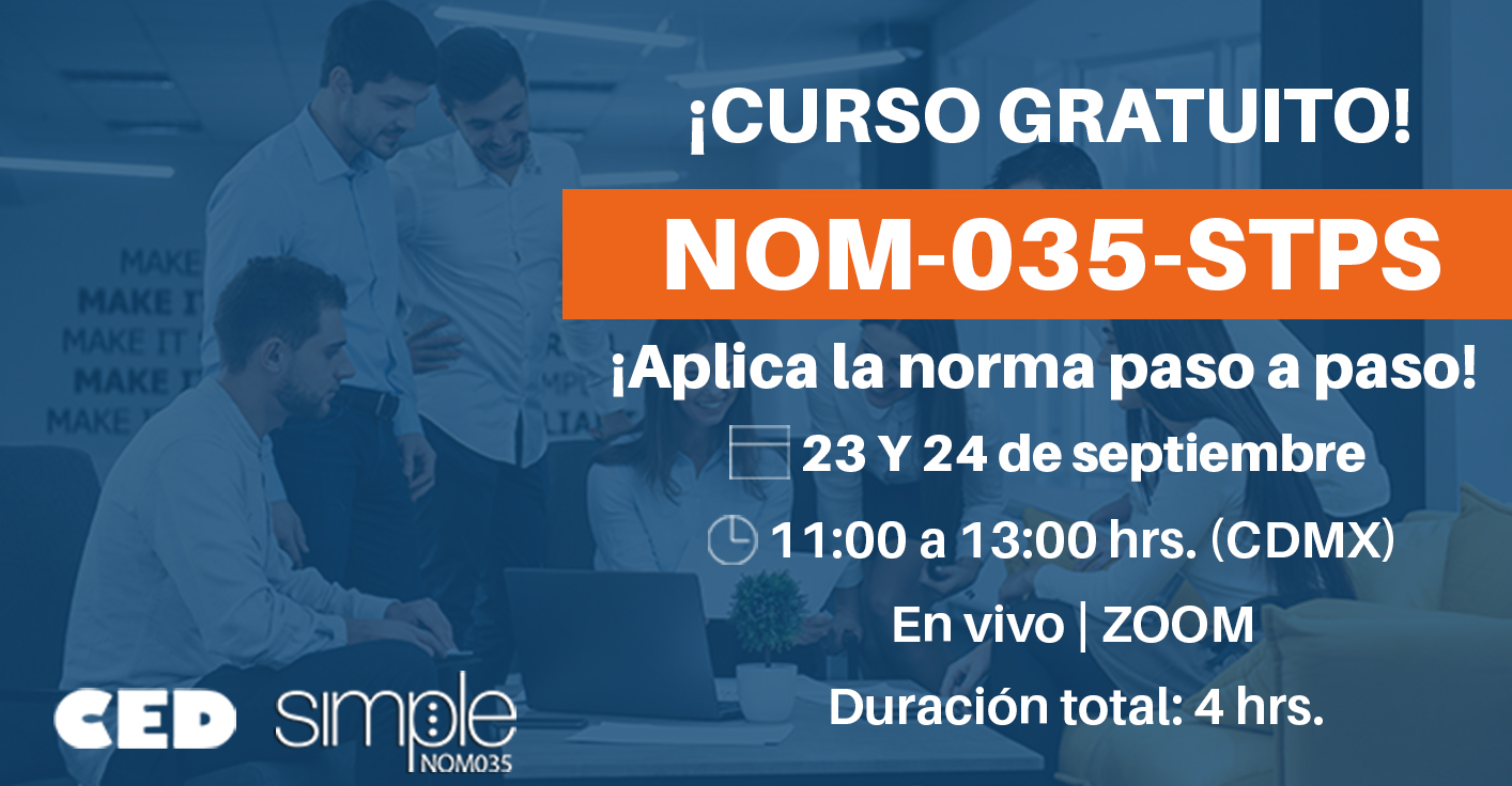 CURSO GRATUITO: NOM-035-STPS-2018