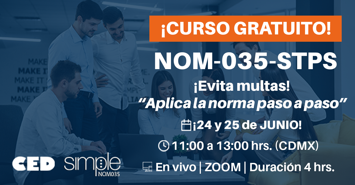 CURSO GRATUITO: NOM-035-STPS-2018