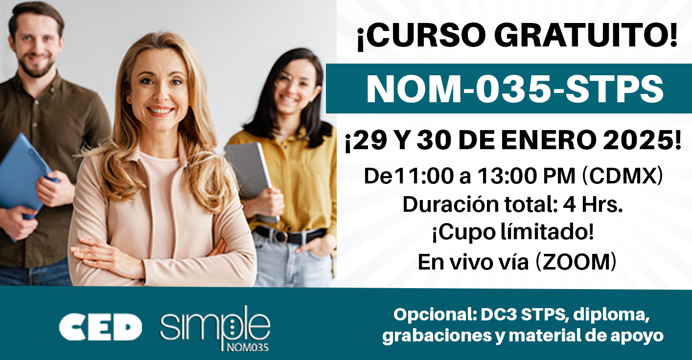 CURSO GRATUITO: NOM-035-STPS-2018