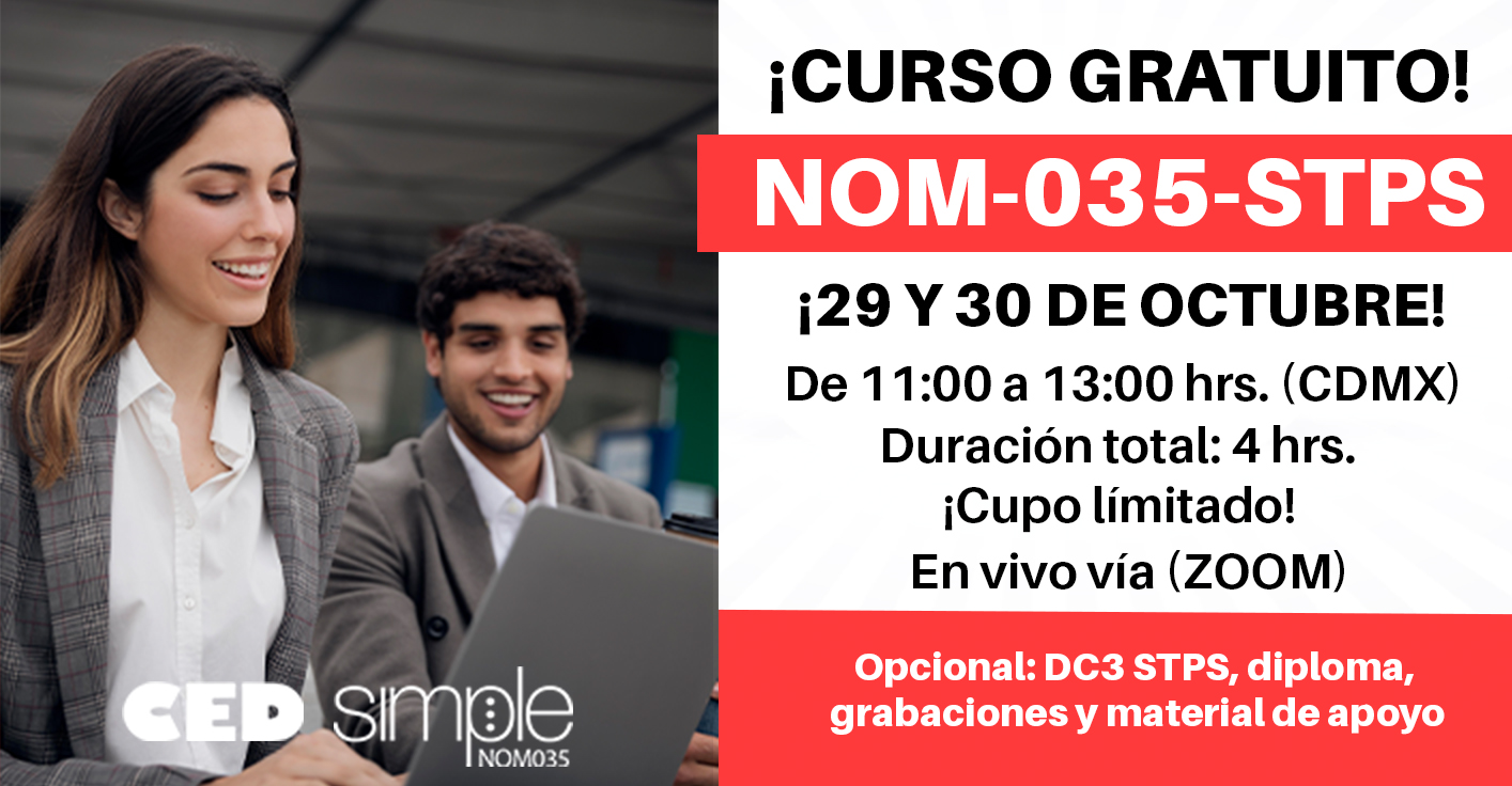 CURSO GRATUITO: NOM-035-STPS-2018