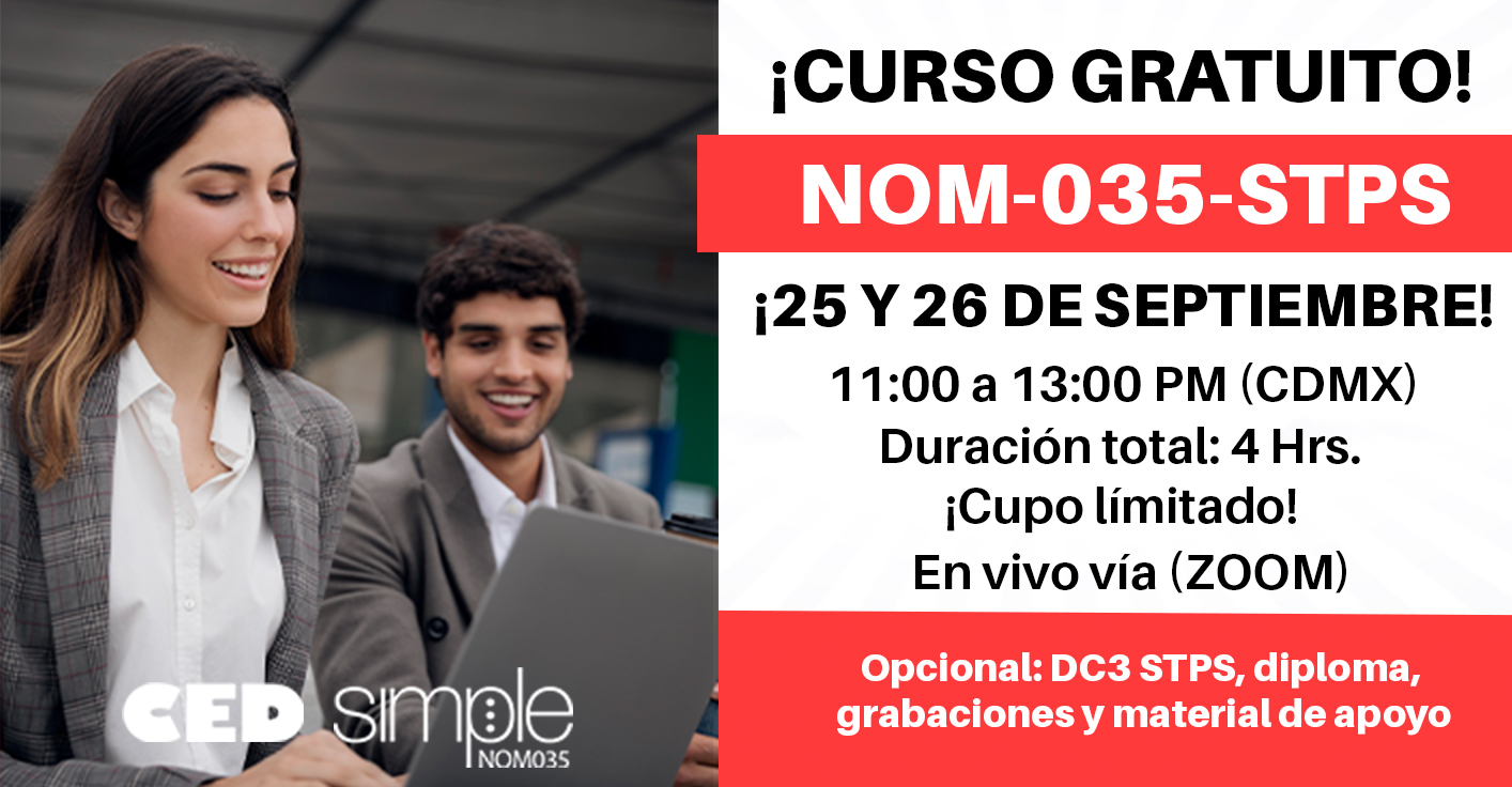 CURSO GRATUITO: NOM-035-STPS-2018