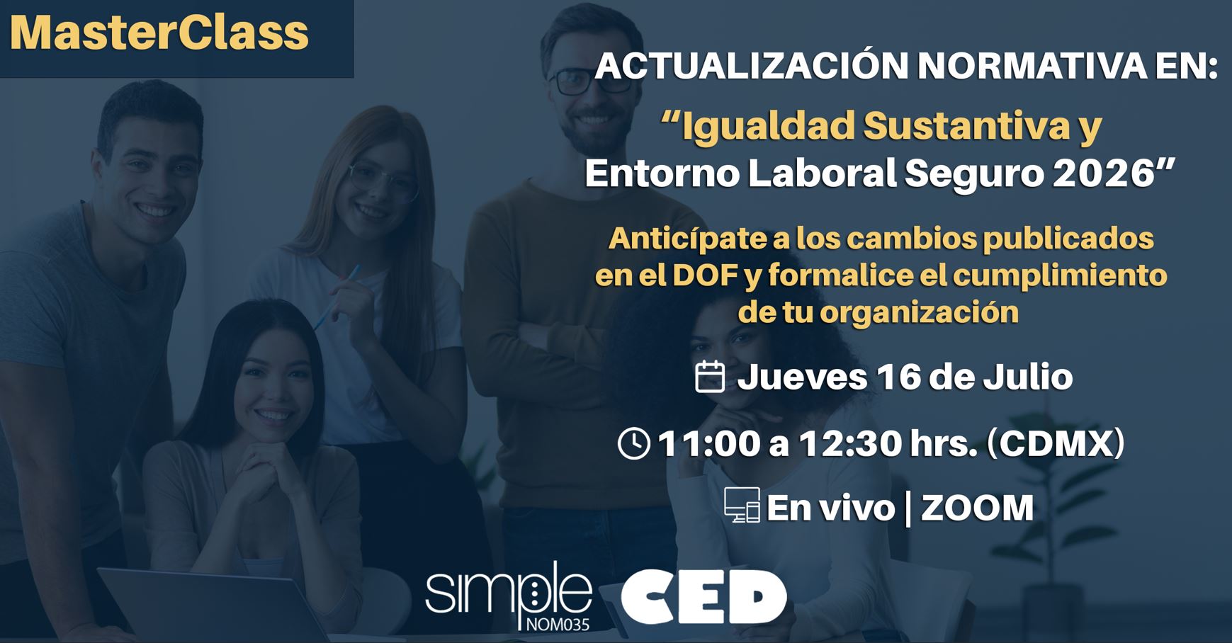 ACTUALIZACIÓN NORMATIVA EN: Igualdad Sustantiva y Entorno Laboral Seguro 2026.