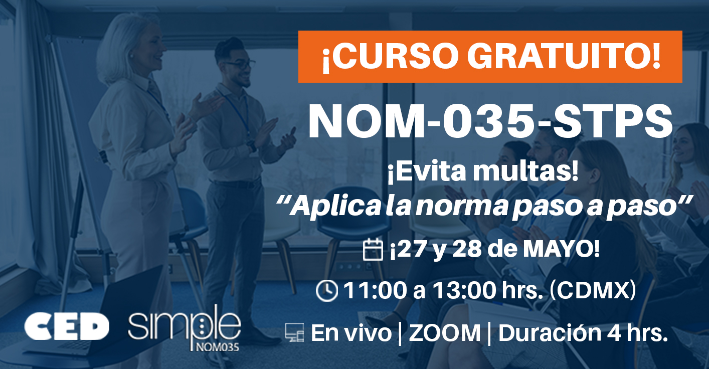 CURSO GRATUITO: NOM-035-STPS-2018