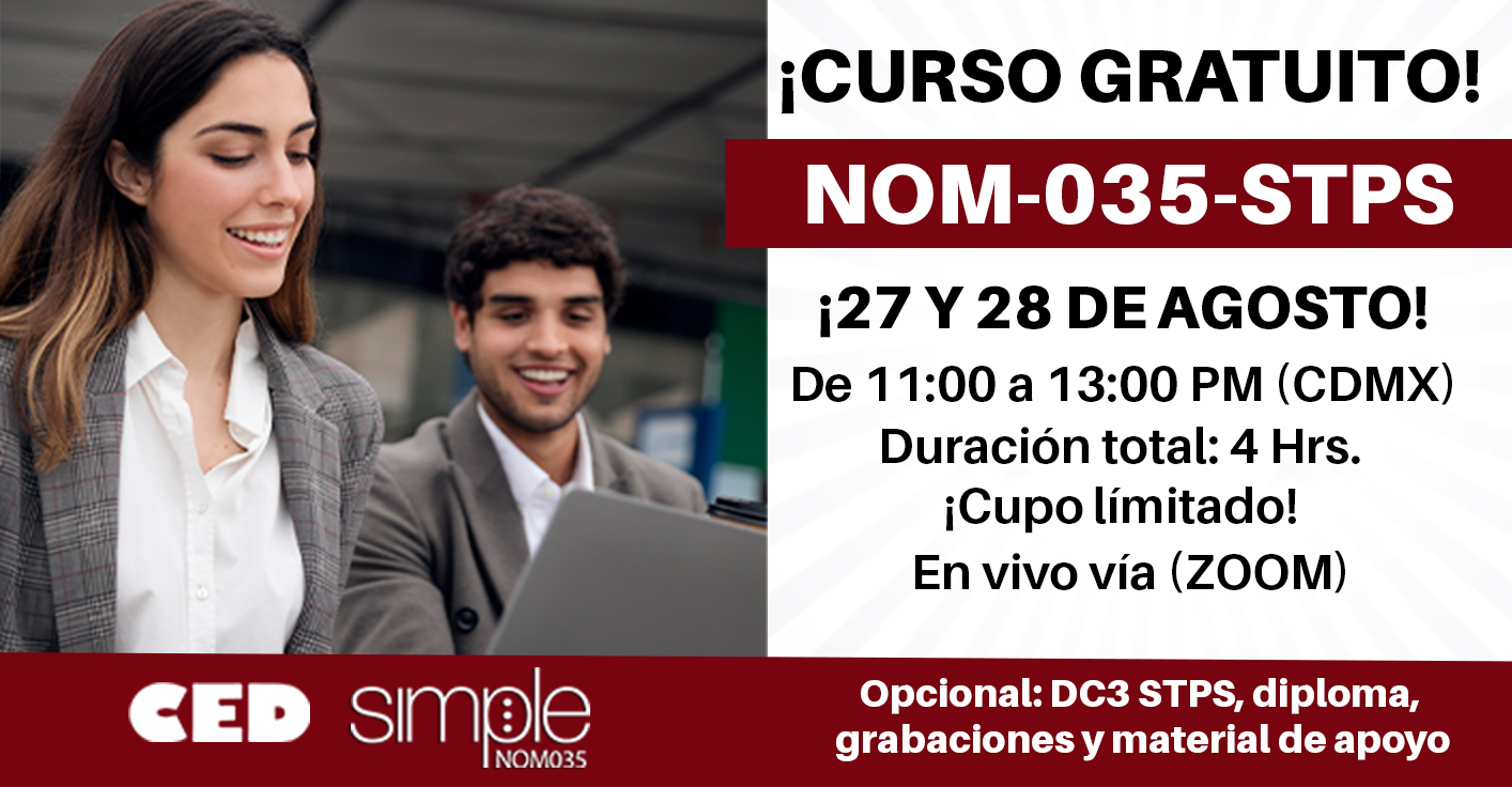 CURSO GRATUITO: NOM-035-STPS-2018