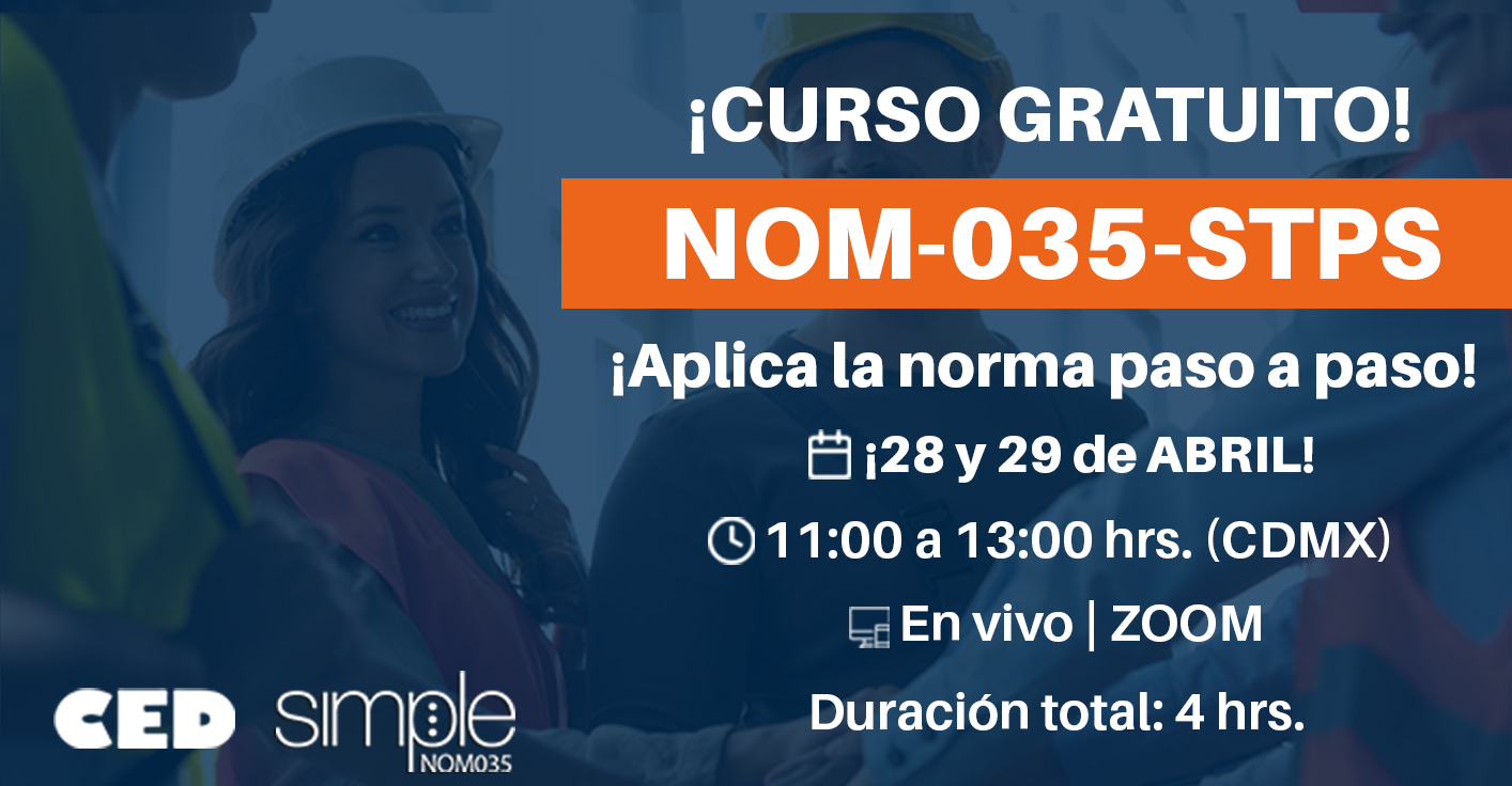 CURSO GRATUITO: NOM-035-STPS-2018