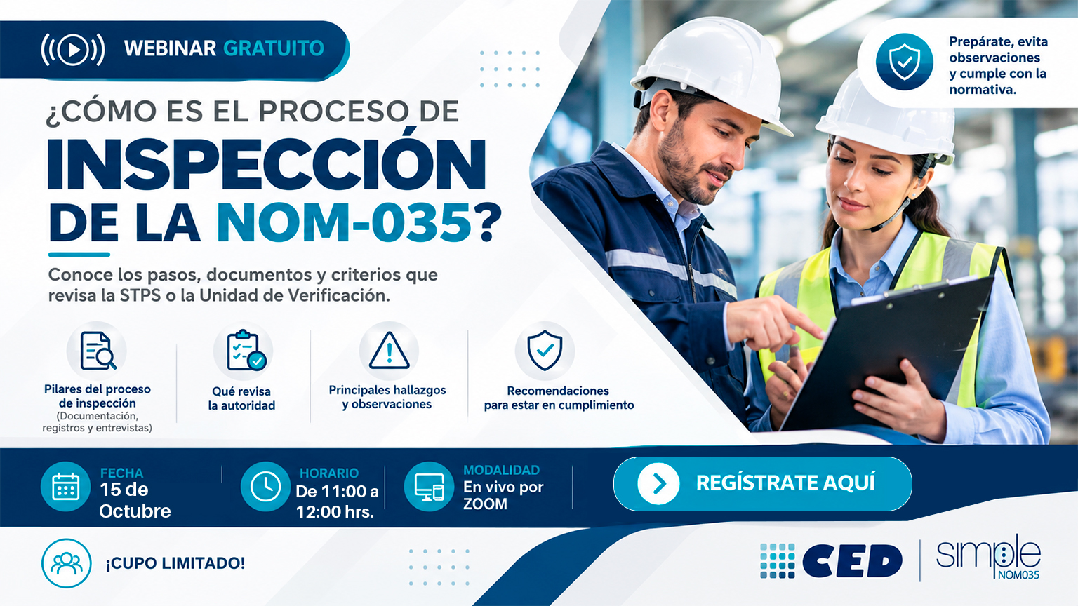 ¿Cómo es el proceso de inspección de la NOM-035?