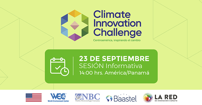 1era Sesión informativa CLIMATE INNOVATION CHALLENGE - Concurso online 