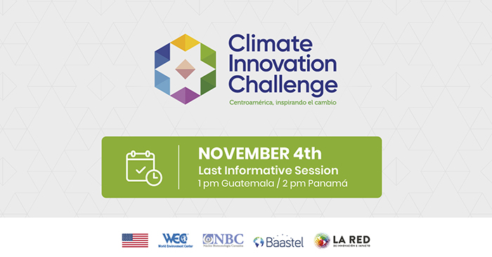 3era Sesión informativa del CLIMATE INNOVATION CHALLENGE 