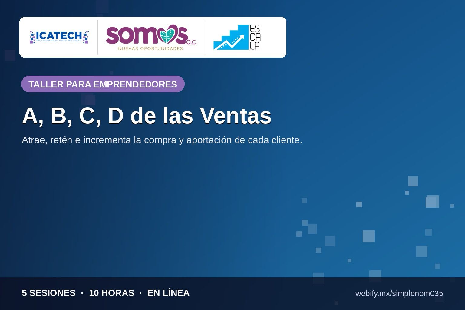 A, B, C, D de las ventas