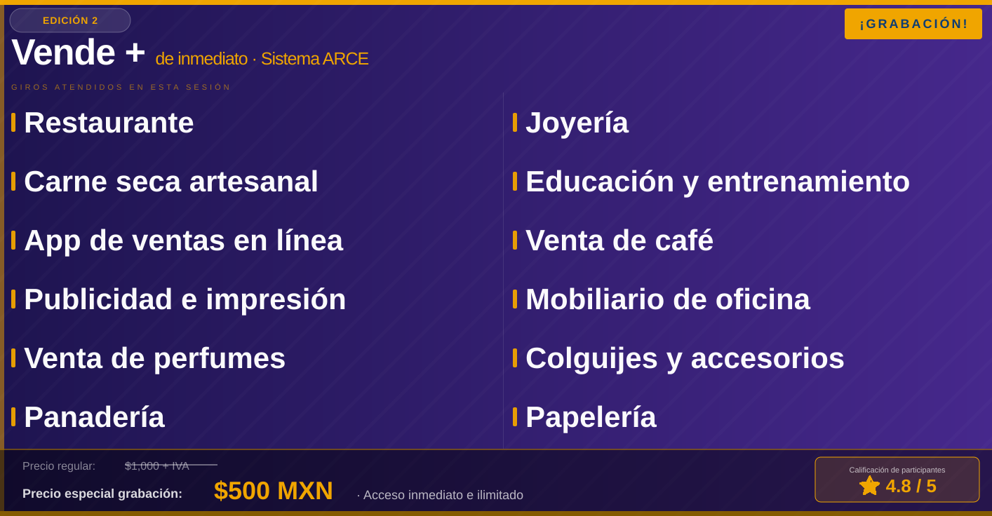 Incremento Exprés de las Ventas | MATUTINO | Sesión 2
