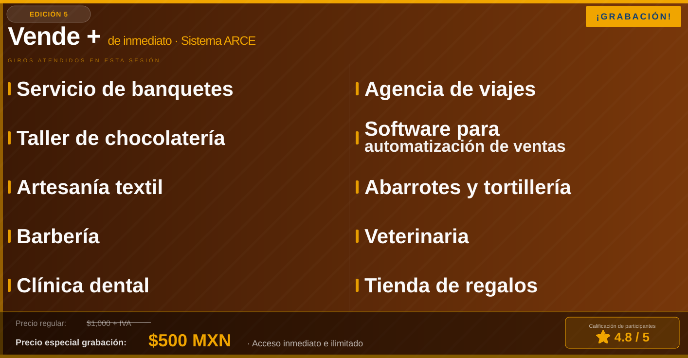 Incremento Exprés de las Ventas | MATUTINO | Sesión 5