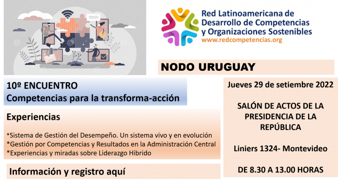 10º Encuentro del Nodo Uruguay de la Red Latinoamericana de Desarrollo de competencias “Competencias en transforma-acción” 